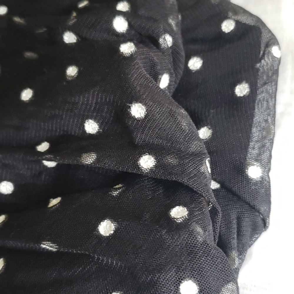 St.John NEW Balloon Skirt Mesh Top Women's BLACK & WHITE NWT - Picture 11 of 15